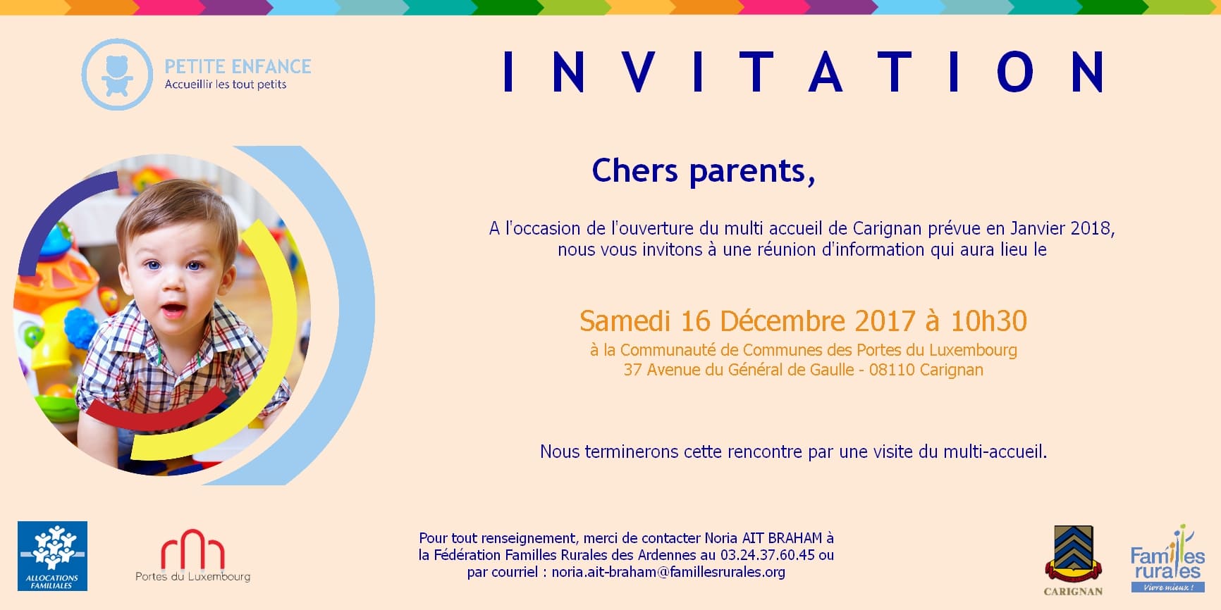 famille rurale invitation réunion multi-accueil